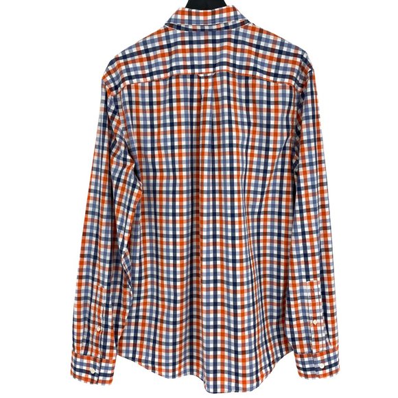 JACK SPADE NEW YORK Palmer Gingham Dobby Button Down Long Sleeve Shirt Size XL - Picture 12 of 16